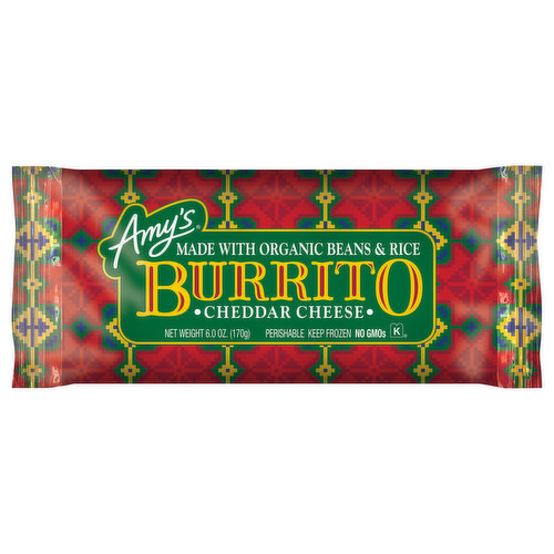 Amy's Burrito, Cheddar Cheese