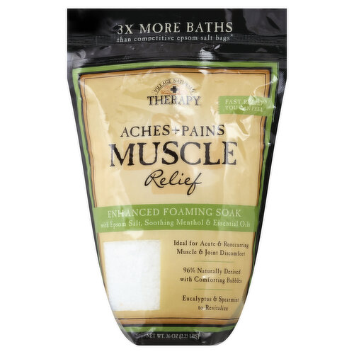 Village Naturals Muscle Relief, Aches + Pains