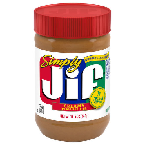 Jif Peanut Butter, Creamy, Simply