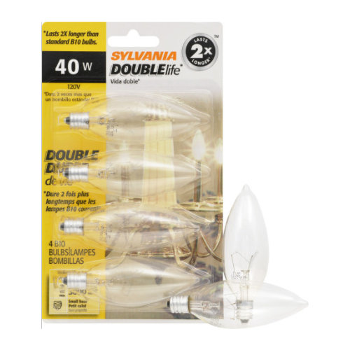 Deco Bulb 40 Watt 120V 4 Pack