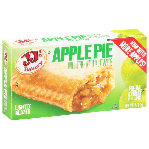 JJ's Bakery Pie, Apple, Lightly Glazed