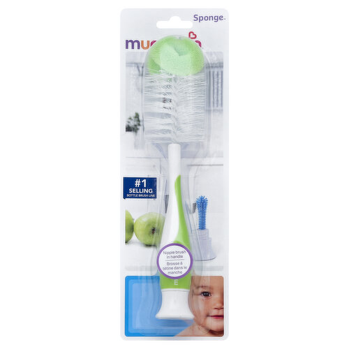 Munchkin Bottle and Nipple Brush - 2pk