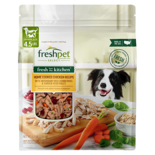 At Freshpet®, we believe dogs and cats deserve real, nourishing food, like the fresh food we enjoy. The magic begins in our kitchens, where every meal is freshly made. We start with simple, healthy ingredients, which we gently steam so they retain their natural goodness and provide the essential nutrients dogs and cats need to lead their happiest, most tail-wagging lives. See the difference Freshpet has made to pets’ lives and learn more about us at freshpet.com.