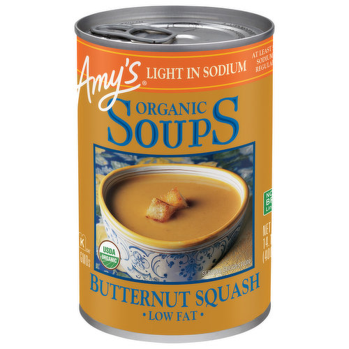 Amy's Soups, Organic, Low Fat, Butternut Squash