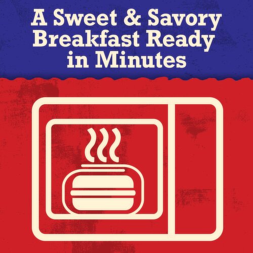 Jimmy Dean Blueberry Griddle Cake Sausage, Egg and Cheese Sandwiches, 4 ct