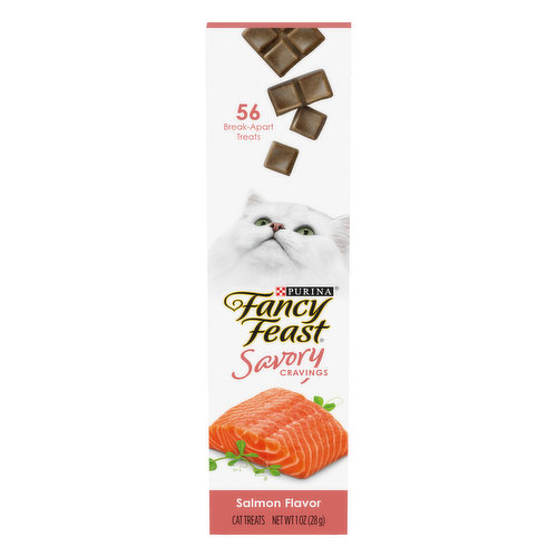 Fancy Feast Cat Treats, Salmon Flavor, Savory Cravings