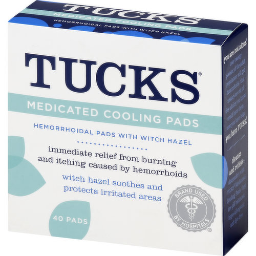 Tucks Hemorrhiodal Medicated Cooling Pads