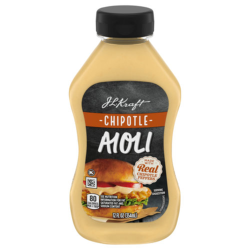 J.L. Kraft Sauce, Chipotle, Aioli
