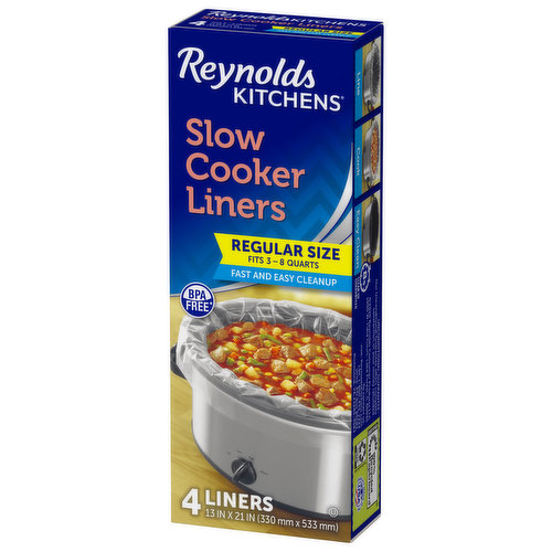 Reynolds Slow Cooker Liners, 4 Bags (Pack of 1)