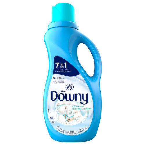 Downy Ultra Fabric Conditioner, 7 in 1, Cool Cotton