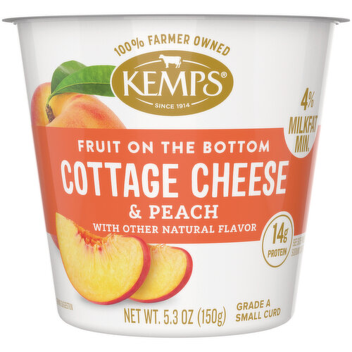 Kemps Kemps 4% Peach Cottage Cheese