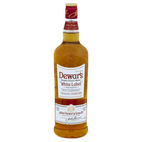 Dewars White Label Whisky, Blended Scotch