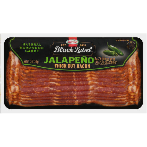 Hormel Black Label Thick Cut Jalapeño Bacon