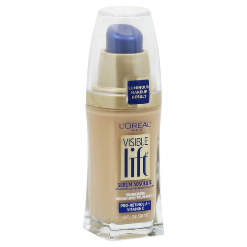 Other Information: Protect the product in this container from excessive heat and direct sun. Misc: Advanced age-reversing makeup (Reverse the appearance of signs of aging). Luminous makeup result. Pro-retinol A + vitamin C. Questions or comment? 1-800-322-2036 Monday-Friday (10 am - 5pm EST). www.lorealparisusa.com. Made in USA.