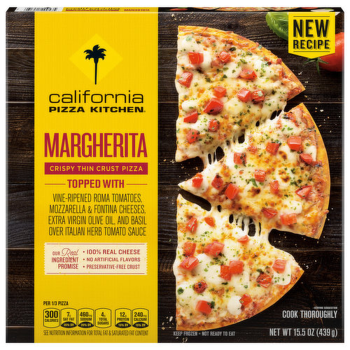 California Pizza Kitchen Pizza, Crispy, Thin Crust, Margherita