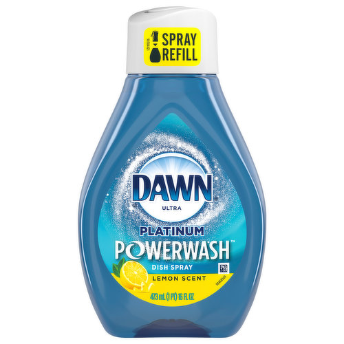 Dawn Ultra Powerwash Dish Spray, Lemon Scent, Platinum