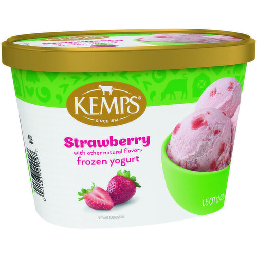 Kemps Strawberry Frozen Yogurt