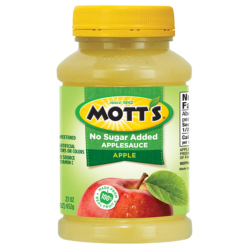 Mott's Applesauce, Apple, No Sugar Added