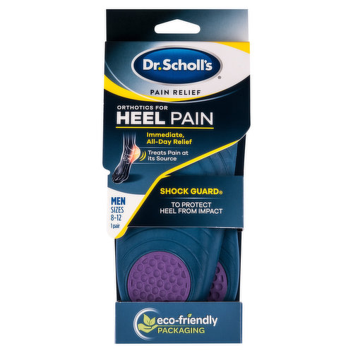 Dr. Scholl's Orthotics for Heel Pain, Men, Sizes 8-12