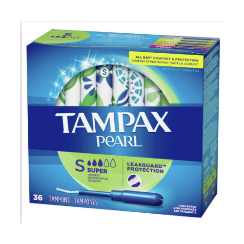 Tampax Tampons  Pearl Tampon Hygiene Products