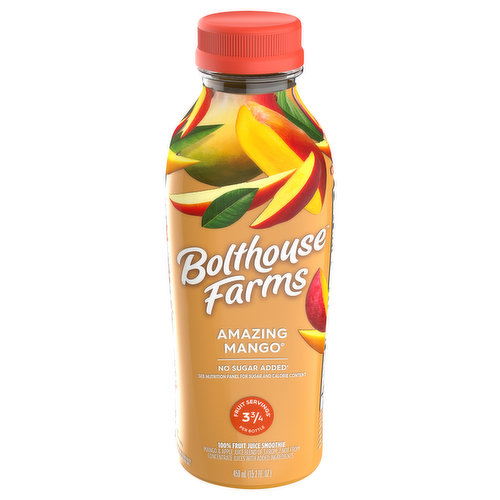 Bolthouse Farms Smoothie, 100% Fruit Juice, Amazing Mango