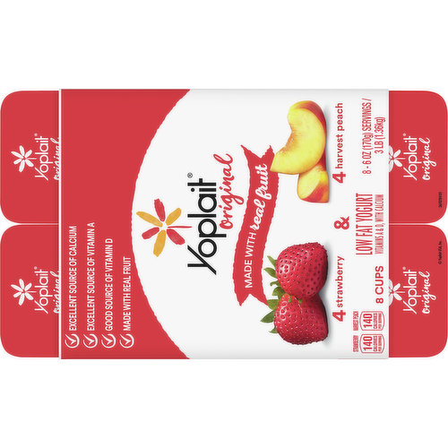 Source Yogurt - Peach Flavour - Yoplait Canada