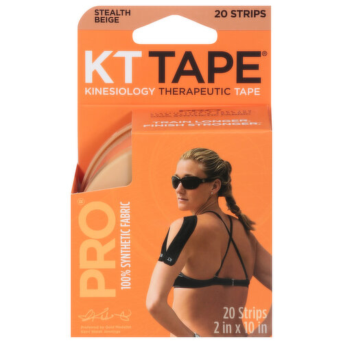 KT Tape Pro Therapeutic Tape, Stealth Beige