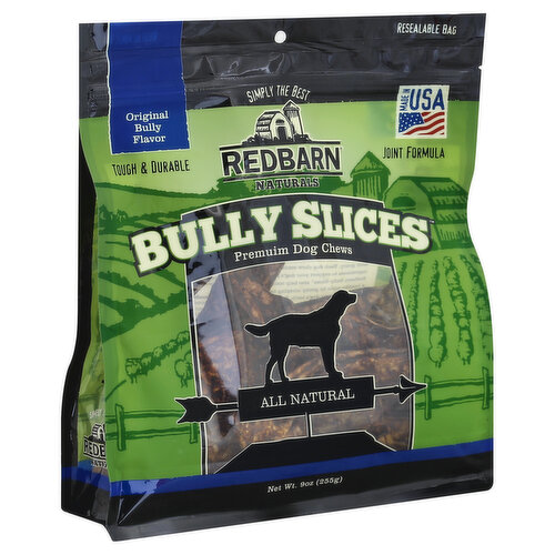 Redbarn Naturals Dog Chews, Premium, Bully Slices, Original Bully Flavor