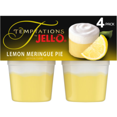 Jell-O Temptations Lemon Meringue Ready-to-Eat Pie Snacks