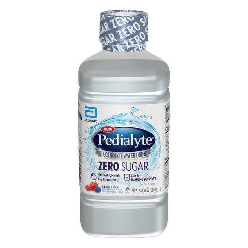 Pedialyte Electrolyte Solution Berry Frost Ready-to-Drink Bottle