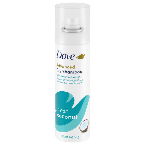 Dove Advanced Dry Shampoo, Fresh Coconut