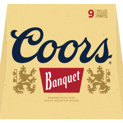 Brewed with 100% rocky mountain water. Since 1873. coors.com. Quality Commitment: We are committed to providing quality products. If you have any comments, please call us at 1-800-642-6116, or write to us at: Coors Brewing Company Golden, CO 80401. Coors Recycles.