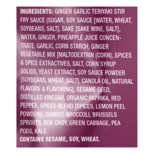 Taylor Farms Veggies and Sauce, Ginger Garlic, Saute