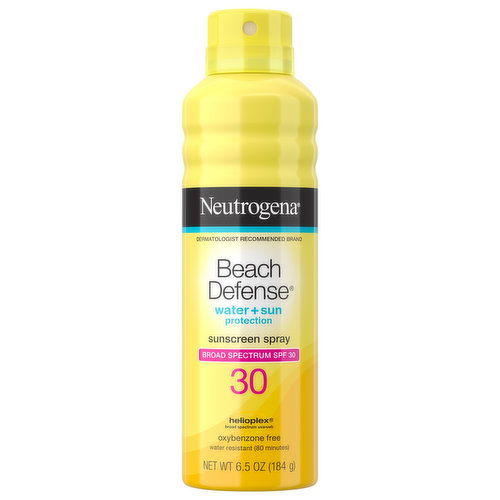 Neutrogena Beach Defense Sunscreen Spray, Broad Spectrum SPF 30