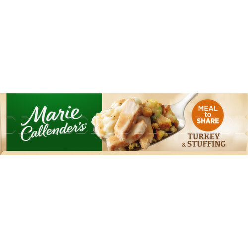 Marie Callender's Turkey & Stuffing Meal to Share Multi-Serve Frozen Dinner
