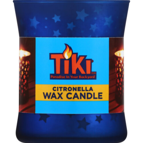 Tiki Candle, Citronella, Wax