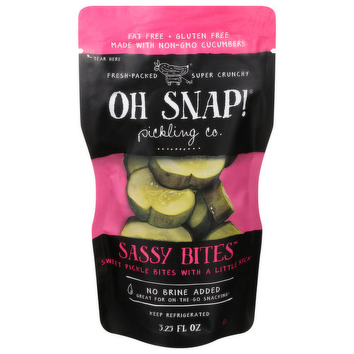 Oh Snap! Sassy Bites Pickles