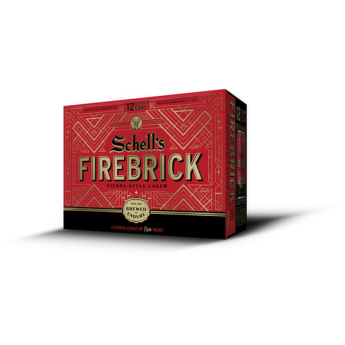 Lager Firebrick Cans 12 Pack