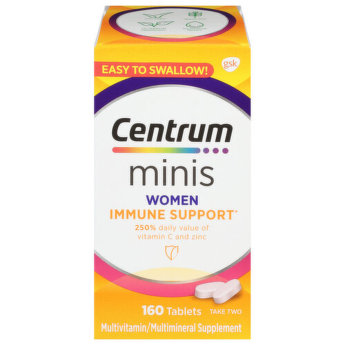 Centrum Immune Support, Women, Minis, Tablets