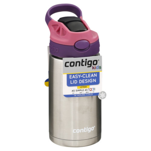 Save on Contigo Kids Autospout Water Bottle Eggplant Punch 14 oz Order  Online Delivery