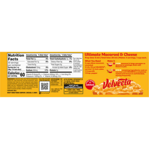 Velveeta 2% Milk Reduced Fat Cheese with 25% Less Fat
