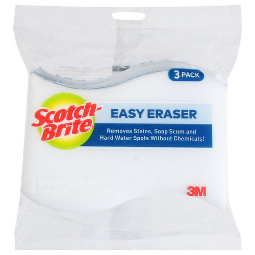 Scotch-Brite Easy Eraser, 3 Pack