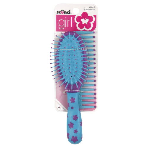 Scunci Girl Brush and Comb