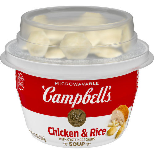 Campbell's® Chicken and Rice Soup with Oyster Crackers