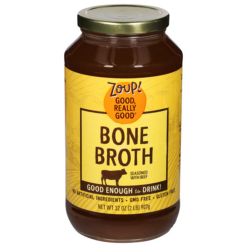 Zoup! Bone Broth, Seasoned with Beef