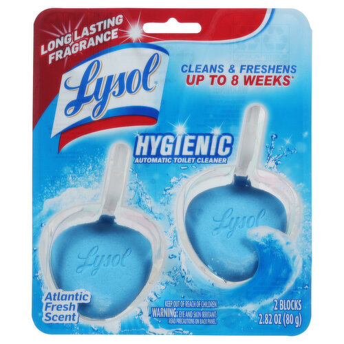 Lysol Hygienic Automatic Toilet Cleaner, Atlantic Fresh Scent