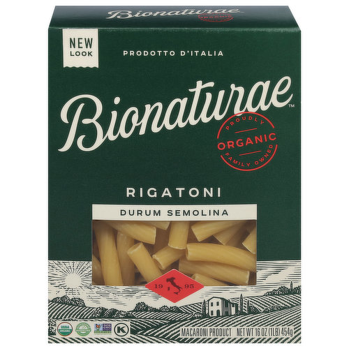 Bionaturae Rigatoni, Organic