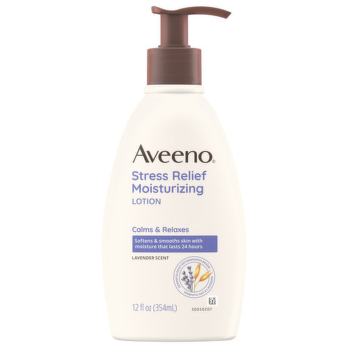 Aveeno Lotion, Stress Relief Moisturizing, Lavender Scent, Calms & Relaxes