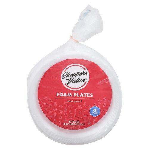 Hefty Plates, Soak Proof, 8.875 Inch