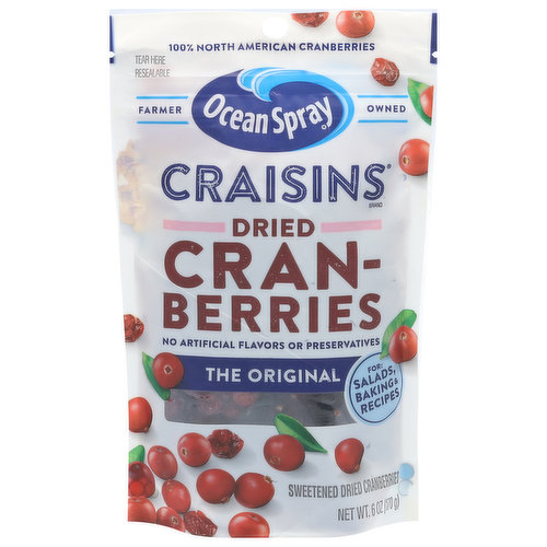 Ocean Spray Craisins Cranberries, Dried, The Original